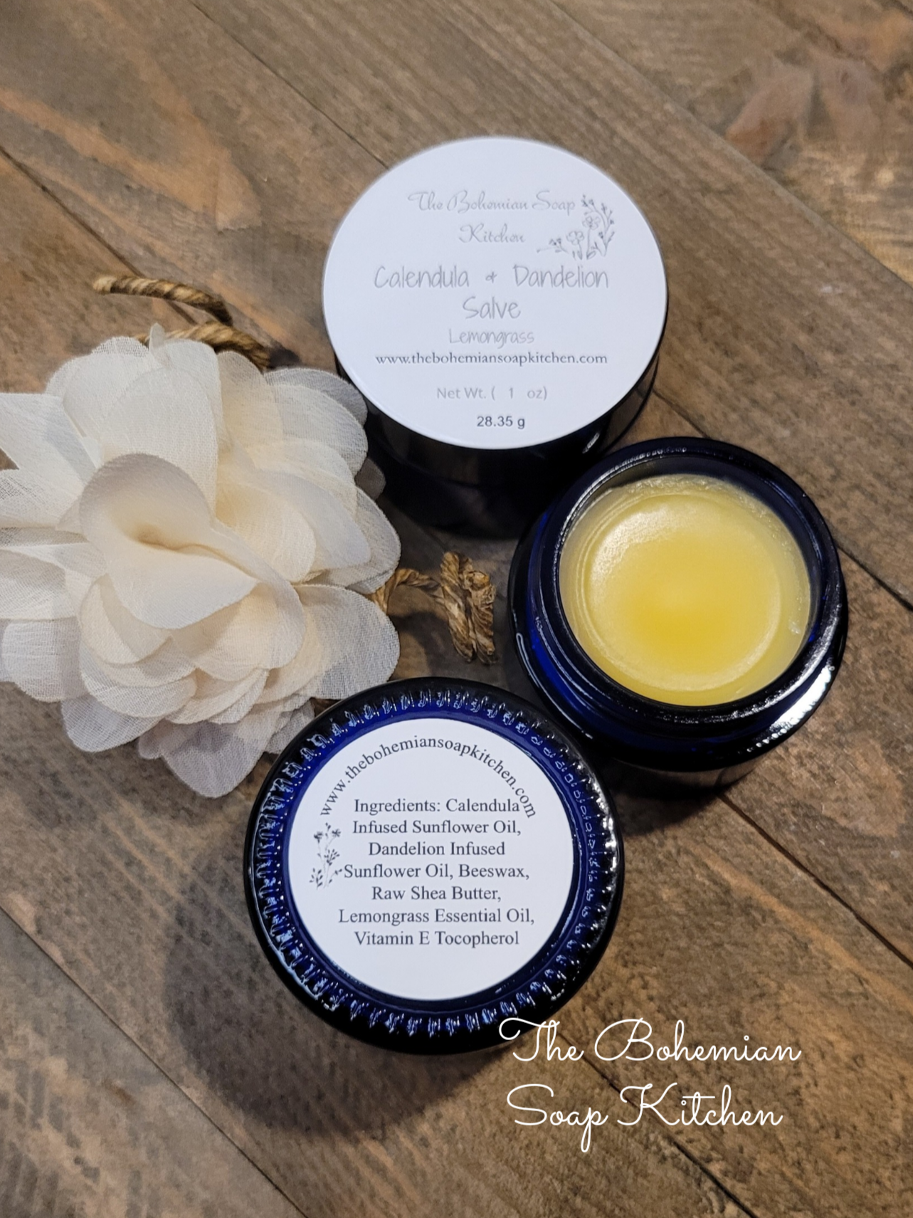Calendula & Dandelion Salve- Lemongrass