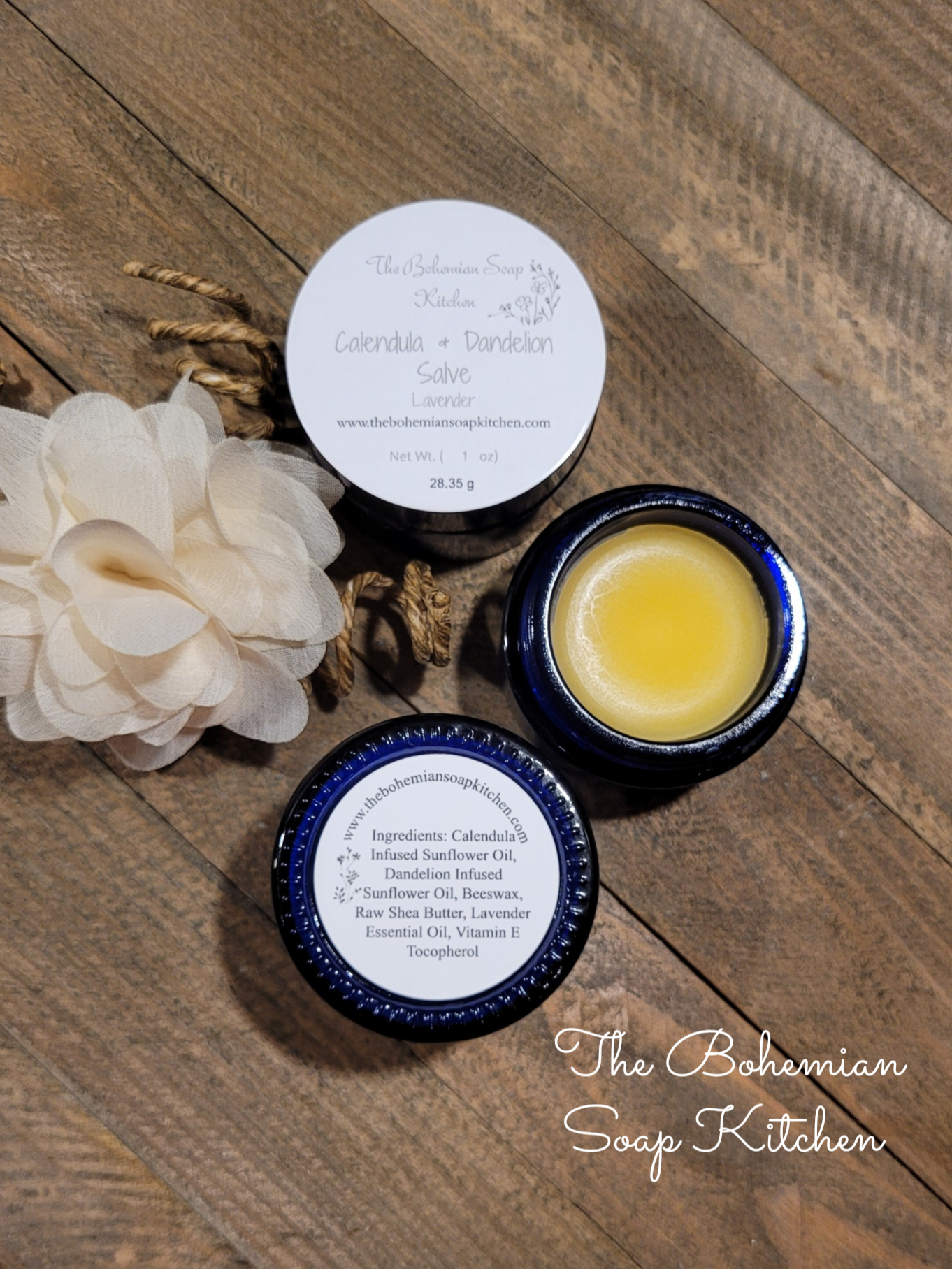 Calendula & Dandelion Salve- Lavender 1 oz
