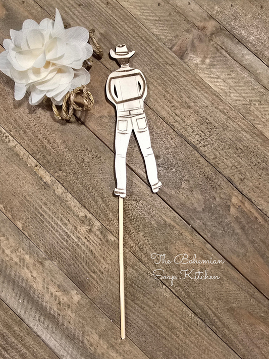 Cowboy Call of Nature Plant Stake