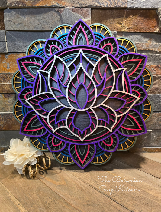 Lotus Flower Layered Mandala