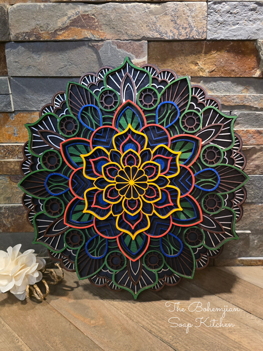 Boho Flower Layered Mandala