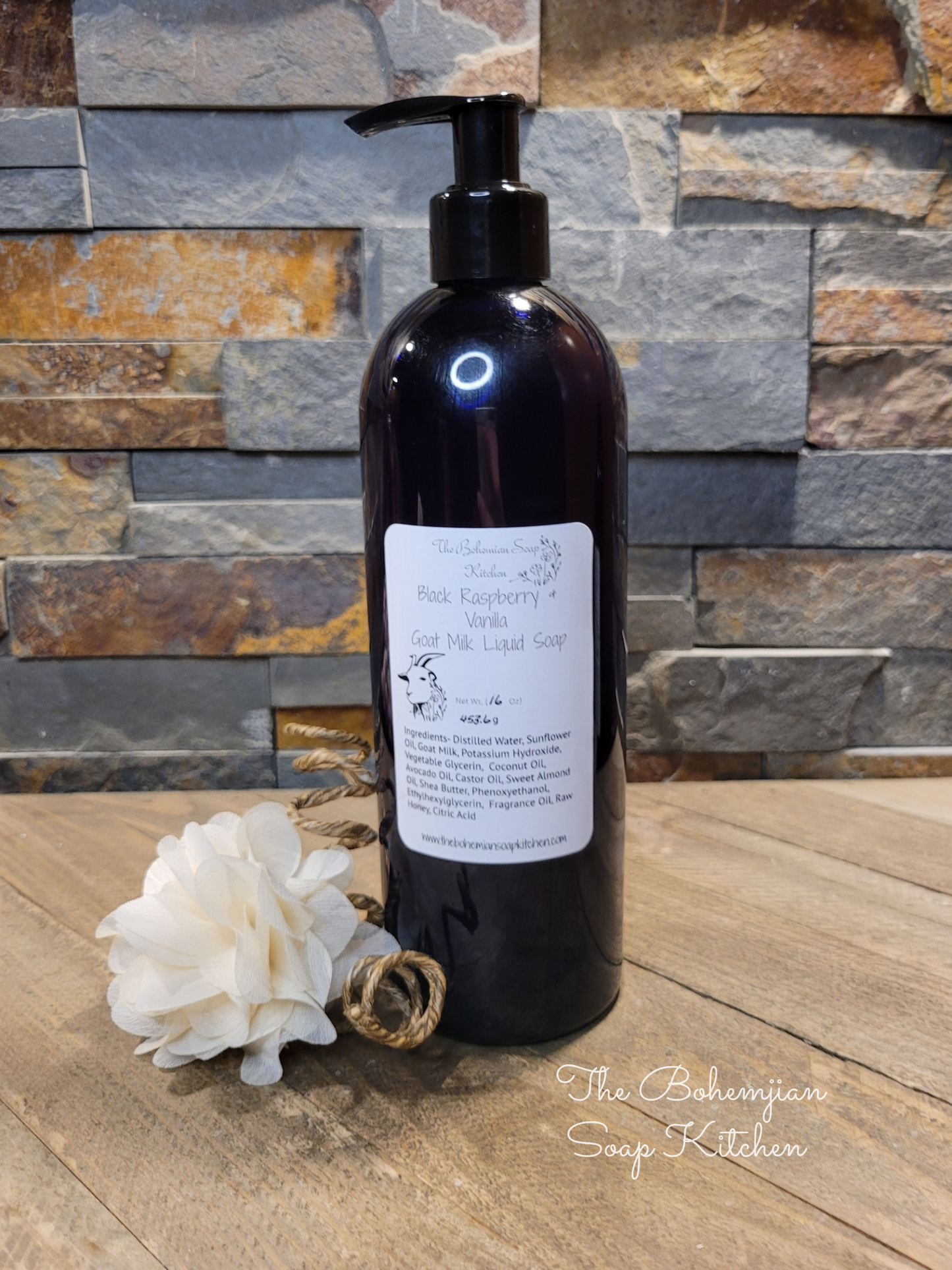Black Raspberry & Vanilla Goat Milk Liquid Soap/ Body Wash
