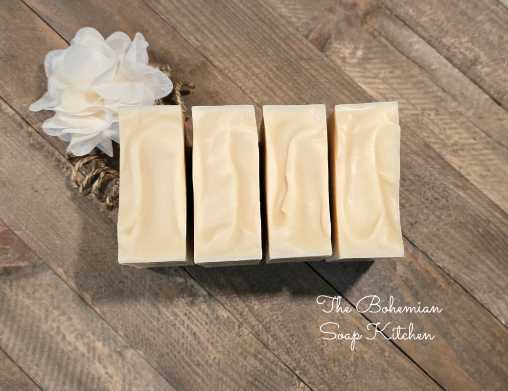 Oatmeal & Honey- Unscented Goat Milk Soap