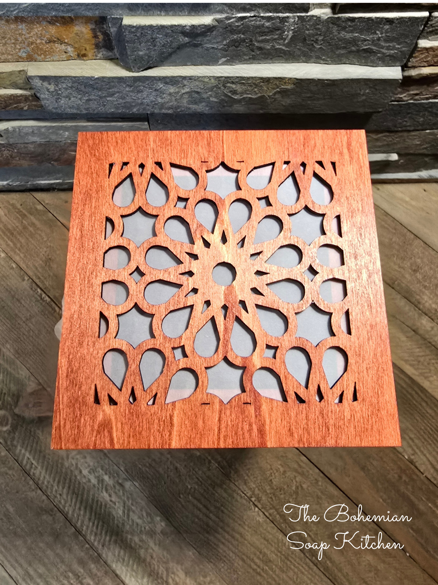 Boho Flowers Luminary Lantern