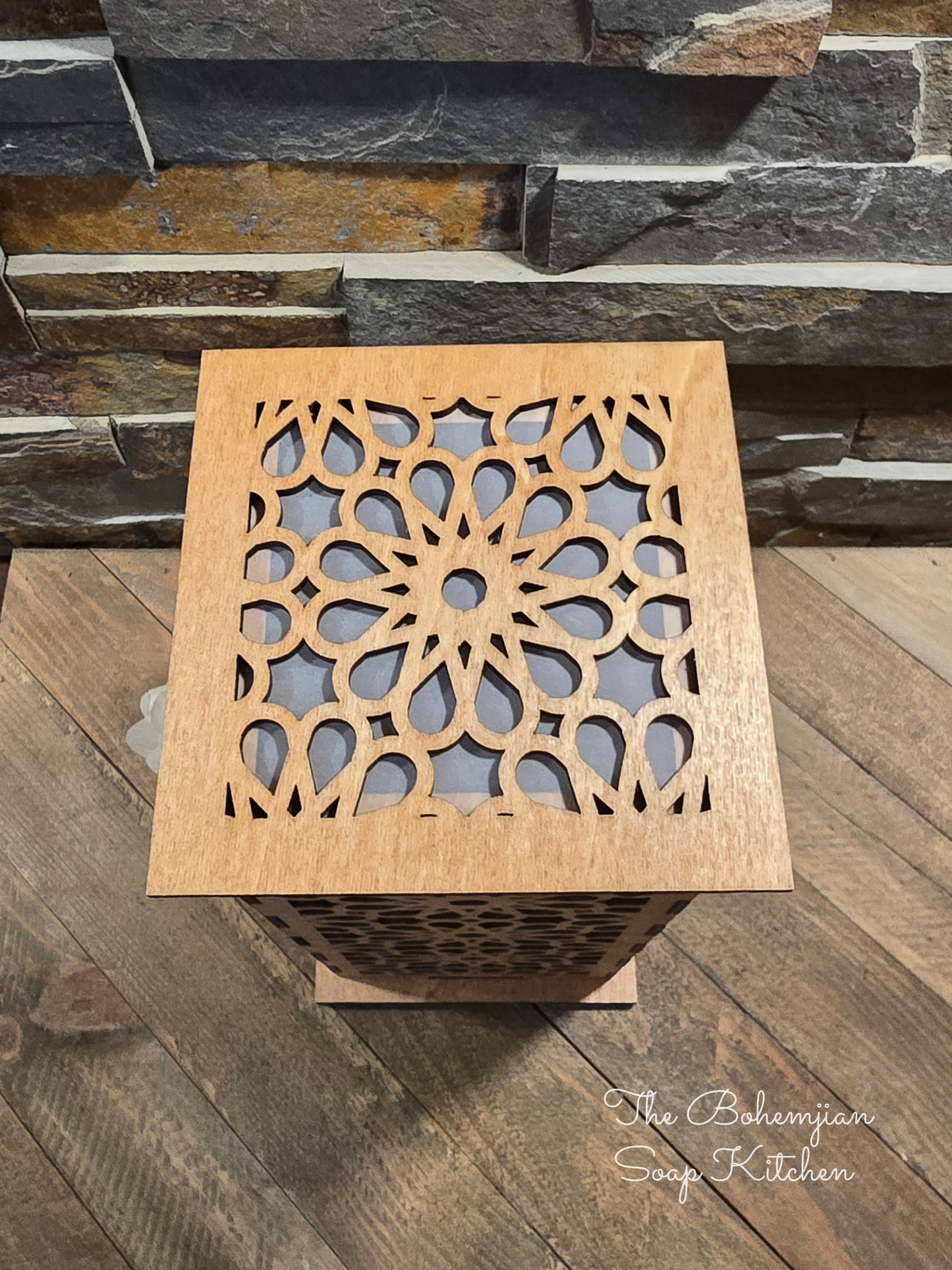 Boho Flowers Luminary Lantern