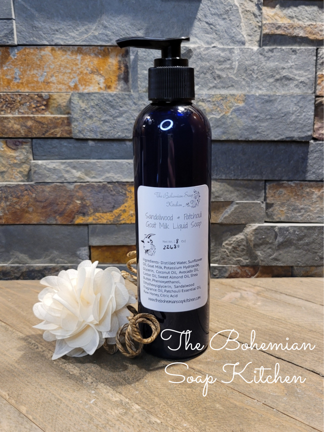Sandalwood & Patchouli Goat Milk Liquid Soap