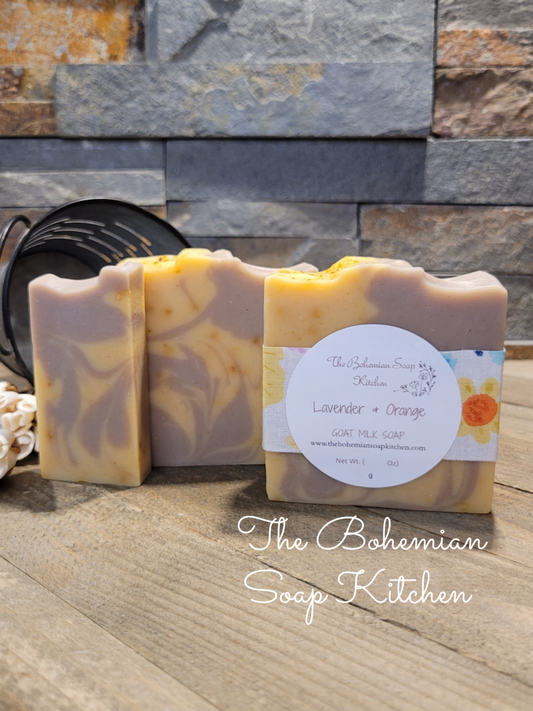 Lavender & Orange Goat Milk Soap