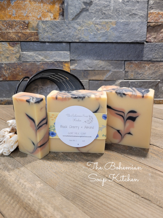 Black Cherry & Almond Goat Milk Soap