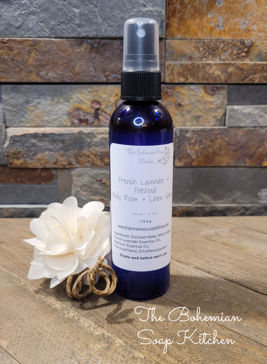 French Lavender & Patchouli Room, Linen, & Body Spray