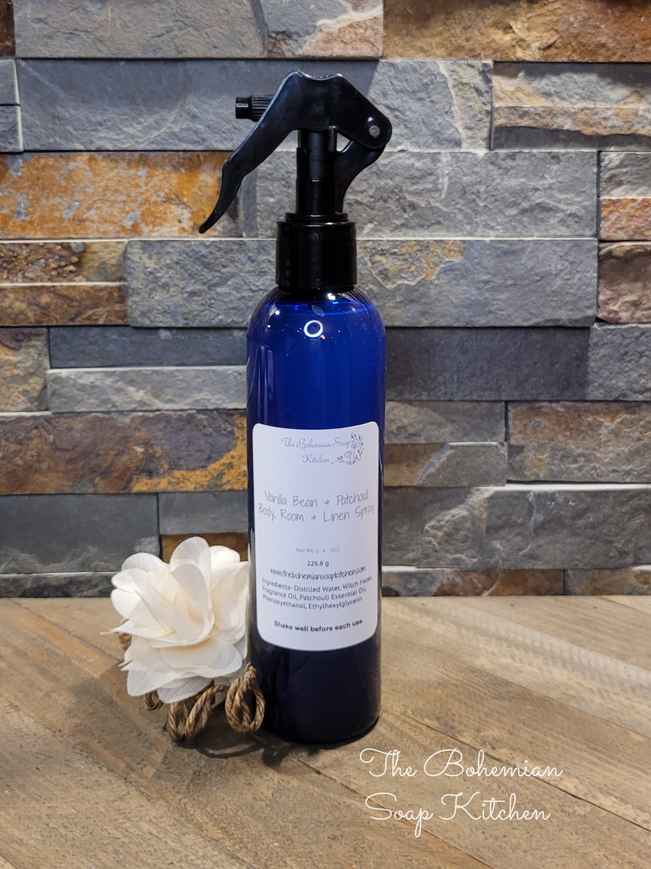 Vanilla Bean & Patchouli Room, Linen, & Body Spray