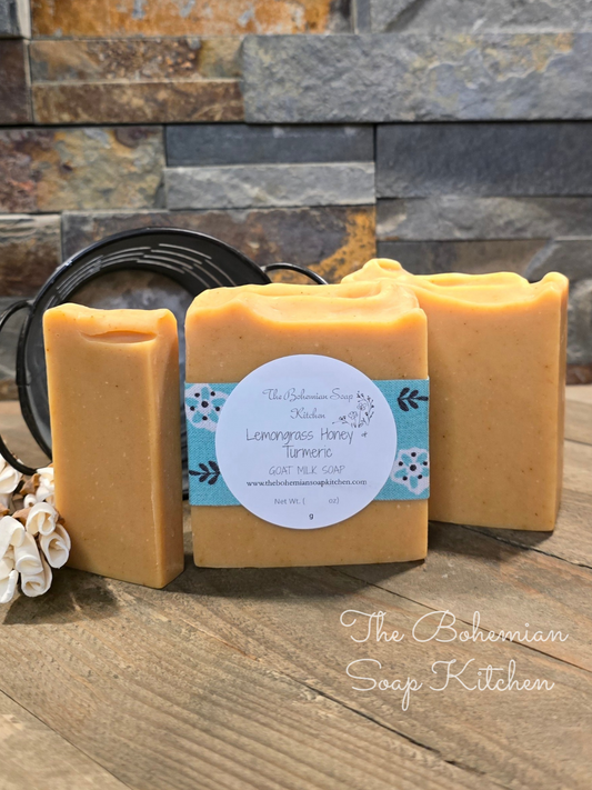 Lemongrass Turmeric & Honey Goat Milk Soap