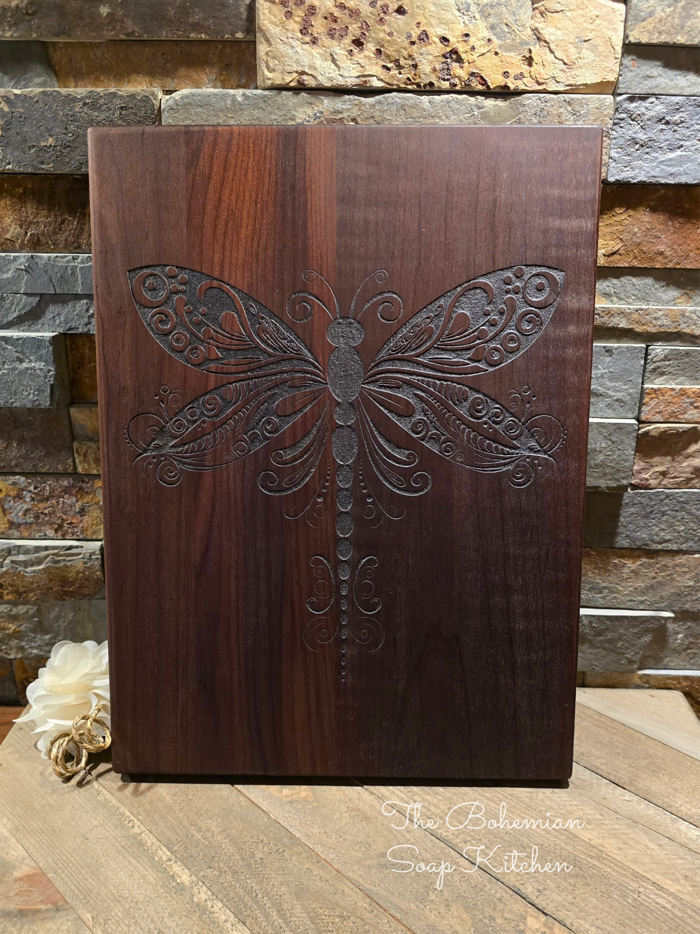 Boho Dragonfly Thermal Maple Cutting Board