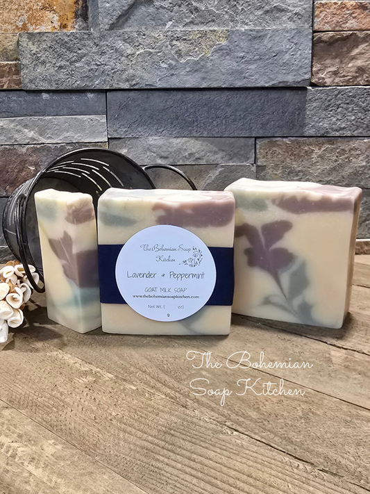 Lavender & Peppermint Goat Milk Soap