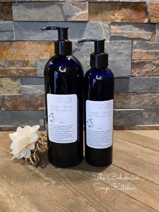 Lavender & Patchouli Liquid Soap/ Body Wash