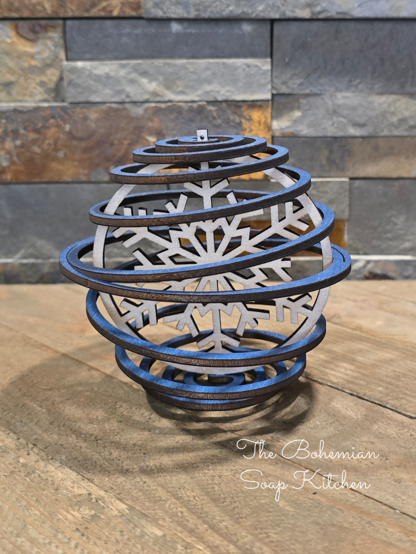 Snowflake Spiral Ornament