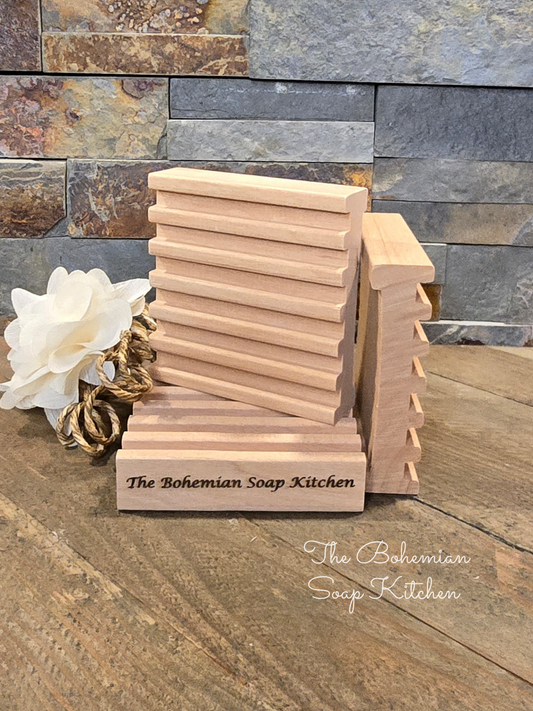 Red Alder Lift Bottom Soap Dish