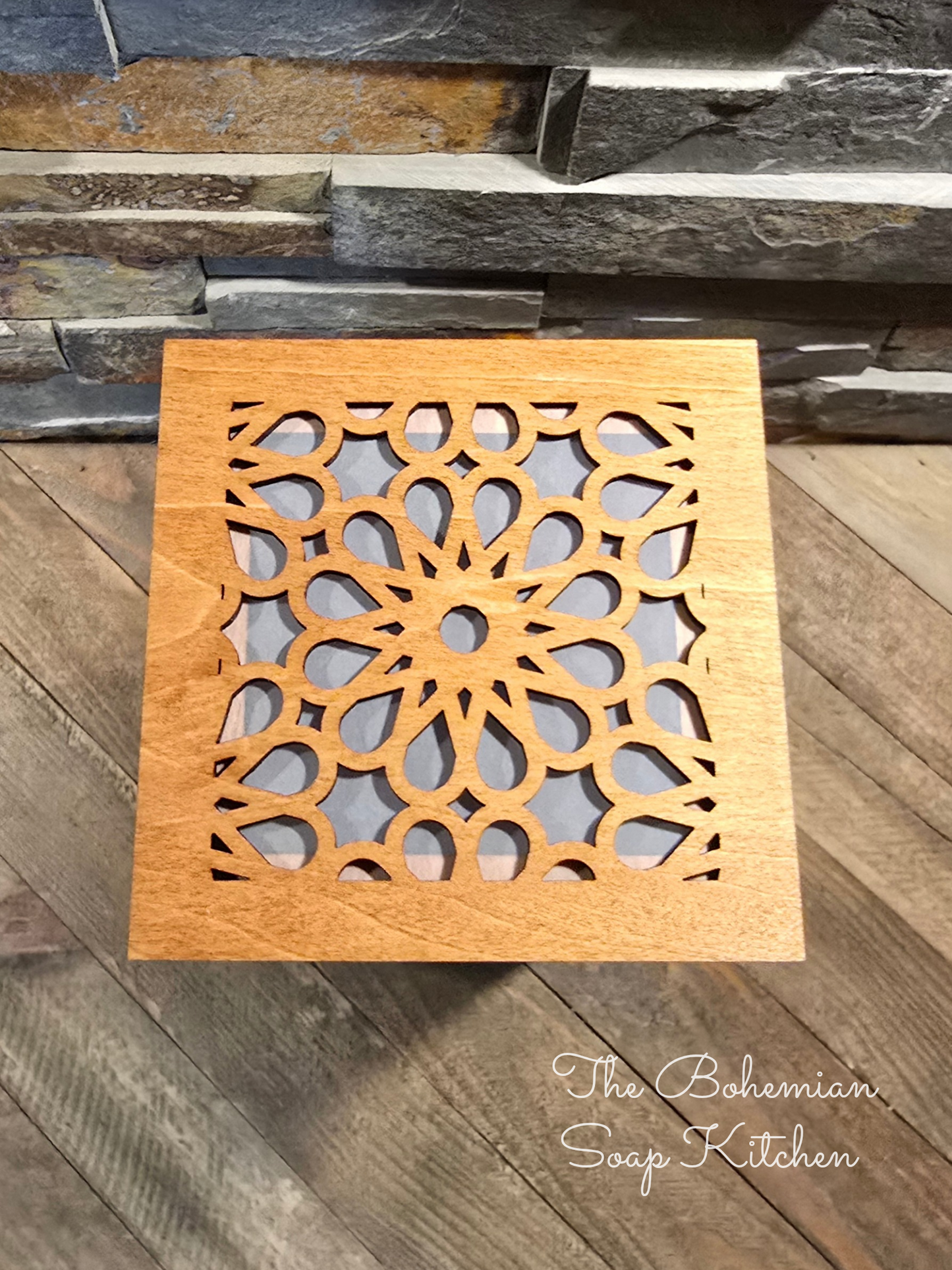 Boho Flowers Luminary Lantern