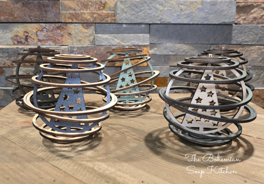 Stars Christmas Tree Spiral Ornament