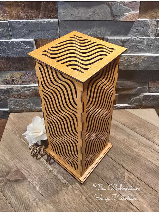 Wavy Lines Luminary Lantern