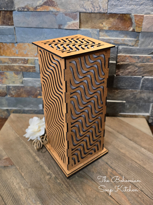 Wavy Lines Luminary Lantern