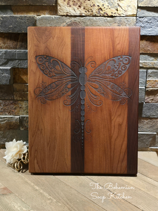 Boho Dragonfly Thermal Maple Cutting Board