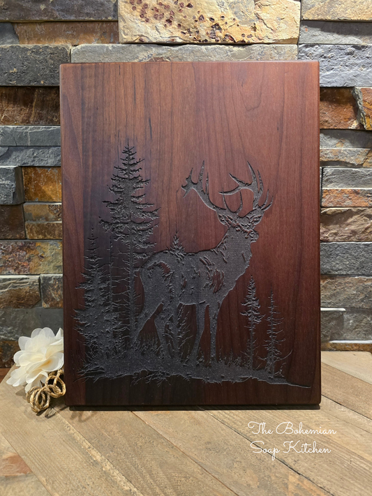 Deer Pines Thermal Maple Cutting Board
