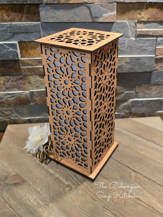 Boho Flowers Luminary Lantern