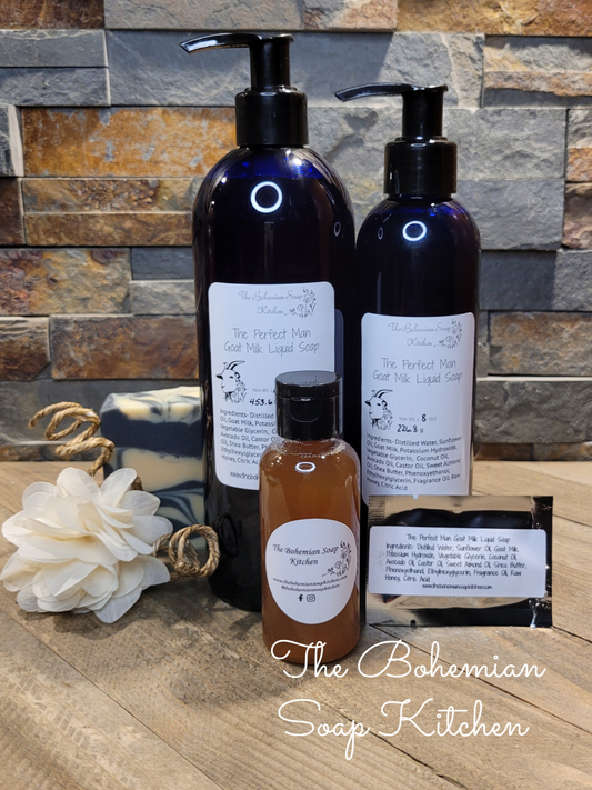 The Perfect Man Goat Milk Liquid Soap/Body Wash