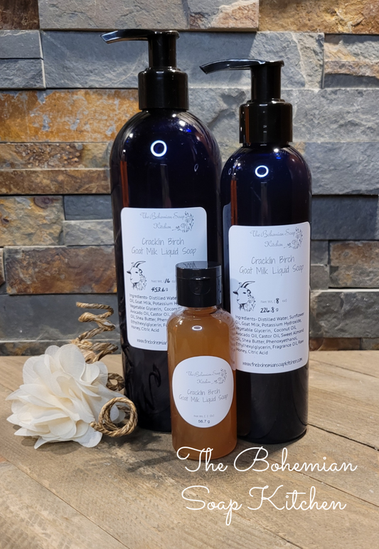 Cracklin Birch Goat Milk Liquid Soap/ Body Wash