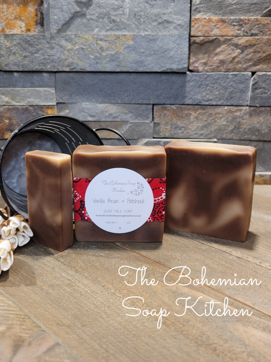 Vanilla Bean & Patchouli Goat Milk Soap